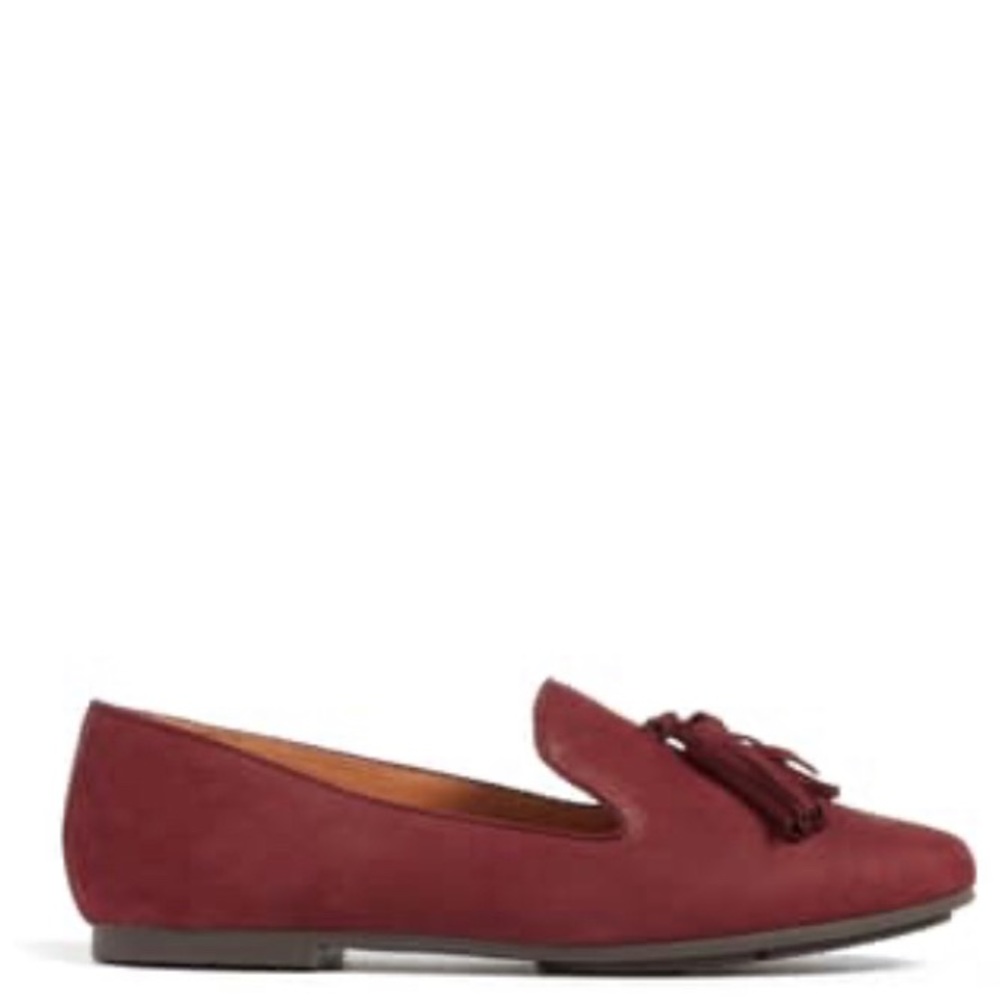 Gentle Souls Eugene Tassel Flat in Plum